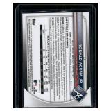 Ronald Acuna Jr.Purple Mojo  183/299 2025 Bowman Chrome #21 Atlanta Braves Baseball Card