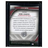 Juan Soto   2016 Bowman International Ink #II-JS Washington Nationals Baseball Card