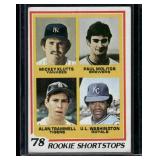 Paul Molitor / Allan Trammel Rookie Shortstops   1978 Topps #707  Baseball Card