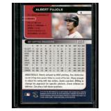 Albert Pujols RC  2002 Stadium Club #5 St. Louis Cardinals Baseball Card