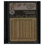 Hank Aaron   1973 Topps #100 Atlanta Braves Baseball Card