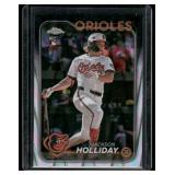 Jackson Holliday RC Lava Refractor RC  2024 Topps Chrome Update #USC200 Baltimore Orioles Baseball Card