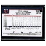 Byron Buxton Purple Foil  247/250 2025 Topps #530 Minnesota Twins Baseball Card