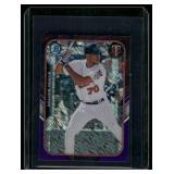 Byron Buxton RC SP  228/250 2015 Bowman Chrome Purple Refractors #4 Minnesota Twins Baseball Card