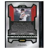 Roger Clemens Shimmer  211/499 2024 Panini Prizm #201 Boston Red Sox Baseball Card