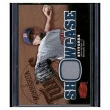 Johan Santana Relic   2006 Flair Showcase Stitches #SS-JS Minnesota Twins Baseball Card