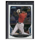 Christian Yelich RC  2013 Bowman Chrome #40 Miami Marlins Baseball Card