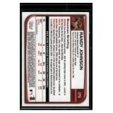 Randy Johnson Refractor   2008 Bowman Chrome #175 Arizona Diamondbacks Baseball Card