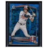 Walker Jenkins Sapphire RC RC  2025 Bowman Chrome Prospects #BCP-1 Minnesota Twins Baseball Card