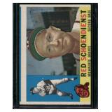 Red Schoendienst   1960 Topps #335 Milwaukee Braves Baseball Card
