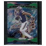 Justin Jefferson   2024 Panini Prizm Fireworks #8 Minnesota Vikings Football Card