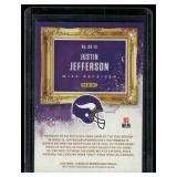 Justin Jefferson RC  2020 Panini Chronicles Gridiron Kings #GK-13 Minnesota Vikings Football Card