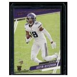 Justin Jefferson RC  2020 Panini Chronicles Prestige Rookies Update #317 Minnesota Vikings Football Card