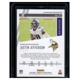 Justin Jefferson RC  2020 Panini Chronicles Prestige Rookies Update #317 Minnesota Vikings Football Card