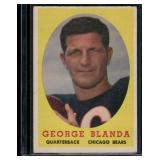 George Blanda   1958 Topps #129 Chicago Bears Football Card