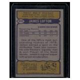 James Lofton RC  1979 Topps #310 Green Bay Packers Football Card