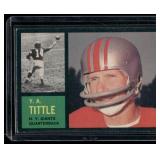 Y.A. Tittle   1962 Topps #102 New York Giants Football Card