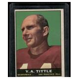 Y.A. Tittle   1961 Topps #58 San Francisco 49ers Football Card