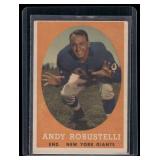 Andy Robustelli   1958 Topps #15 New York Giants Football Card