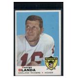 George Blanda   1969 Topps #232 Oakland Raiders Football Card
