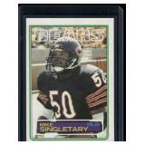 Mike Singletary RC  1983 Topps #38 Chicago Bears Football Card