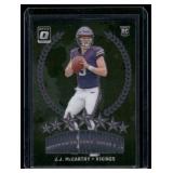 J.J. McCarthy RC  2024 Donruss Optic Rookie Recruits #11 Minnesota Vikings Football Card