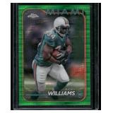 Ricky Williams Green Refractor  22/99 2024 Topps Bowman Chrome #110 Miami Dolphins Football Card