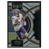 Jordan Addison Die Cut RC  2024 Panini Select #453 Minnesota Vikings Football Card
