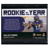 Dallas Turner   2024 Contenders Rookie of the 100 Years of Tennessee Volunteers #14 Minnesota Vikings Football Card