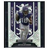 Justin Jefferson   2023 Panini Rookies & Stars Crusade #CR-17 Minnesota Vikings Football Card