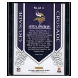 Justin Jefferson   2023 Panini Rookies & Stars Crusade #CR-17 Minnesota Vikings Football Card