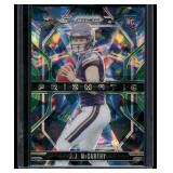 J.J. McCarthy RC  2024 Panini Prizm Prizmatic #8 Minnesota Vikings Football Card