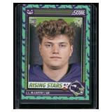J.J. McCarthy RC  2024 Score-A-Treat Rising Stars #19 Minnesota Vikings Football Card
