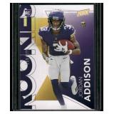 Jordan Addison  169/499 2023 Panini The National Rookies #RC9 Minnesota Vikings Football Card