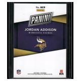 Jordan Addison  169/499 2023 Panini The National Rookies #RC9 Minnesota Vikings Football Card