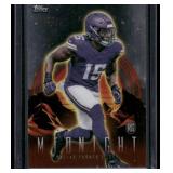 Dallas Turner /75 RC 33/75 2024 Topps Midnight #59 Minnesota Vikings Football Card