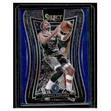Anthony Edwards   2024 Panini Select Blue  Prizm #365 Minnesota Timberwolves Basketball Card
