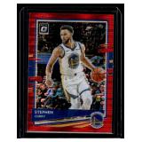 Stephen Curry   2021 Donruss Optic Red Prizm #17 Golden State Warriors Basketball Card