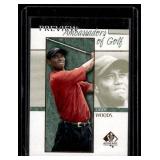Tiger Woods   2001 Upper Deck SP Preview Ambassadors of Golf #51  Card