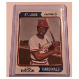 Lou Brock 1974 Topps #60 Vintage Baseball Card