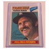 Thurman Munson 1977 Topps #170 Vintage Baseball Card