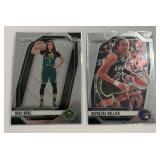 Napheesa Collier and Nika Muhl WNBA 2024 Prizm Baketball Cards