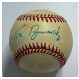 Tom Kelly Signed Baseball With MLB COA Rawlings OMLB Selig Ball Minnesota Twins