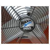 30 Maxair Pro floor fan on wheels. As shown.