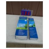 New 10 in total solar garden lights. As shown.