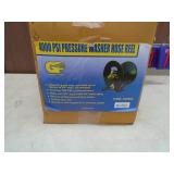 New 4000 psi pressure washer hose reel. Reel Only. As shown.