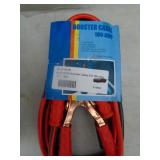 New Workin 4 ton bottle jack & booster cables. As shown.