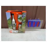 Ozark trail stainless wine holder & glass. As shown.