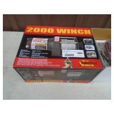 New 2000 lb ATV/Trailer winch with controller. As shown.