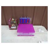 Outdoor LED pond light & organizers. As shown.